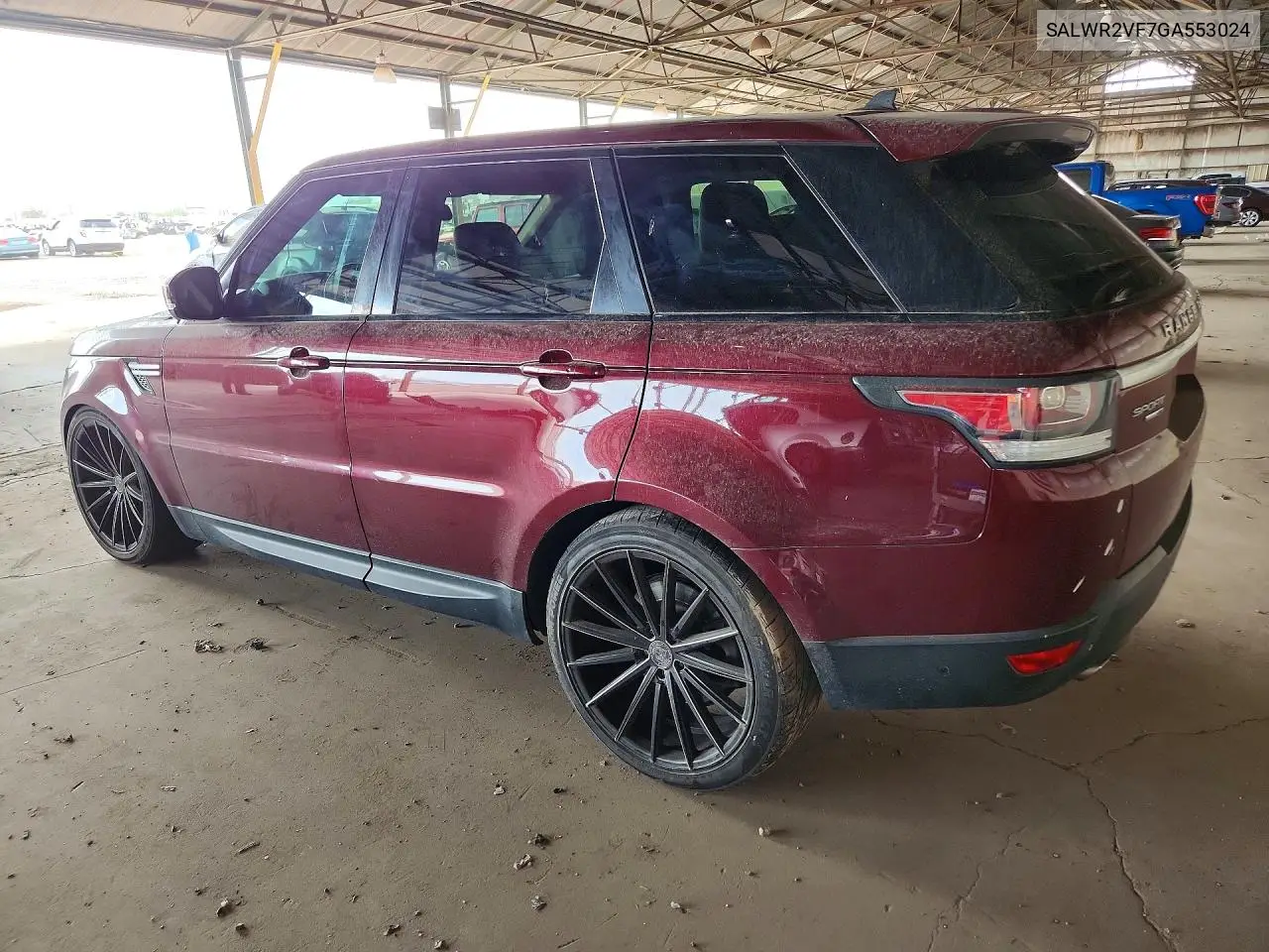 2016 Land Rover Range Rover Sport Hse VIN: SALWR2VF7GA553024 Lot: 60806096