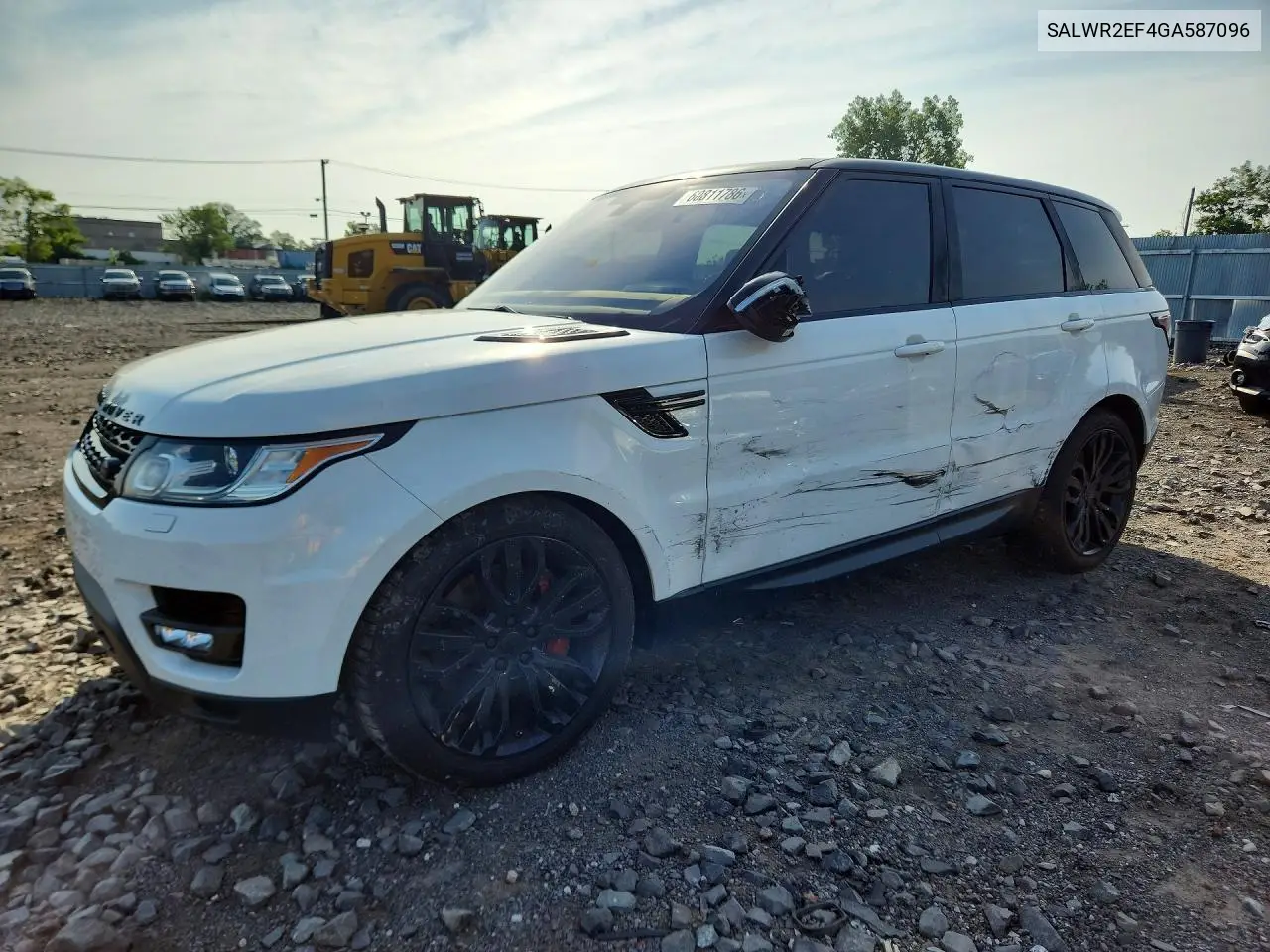 2016 Land Rover Range Rover Sport Sc VIN: SALWR2EF4GA587096 Lot: 60811786