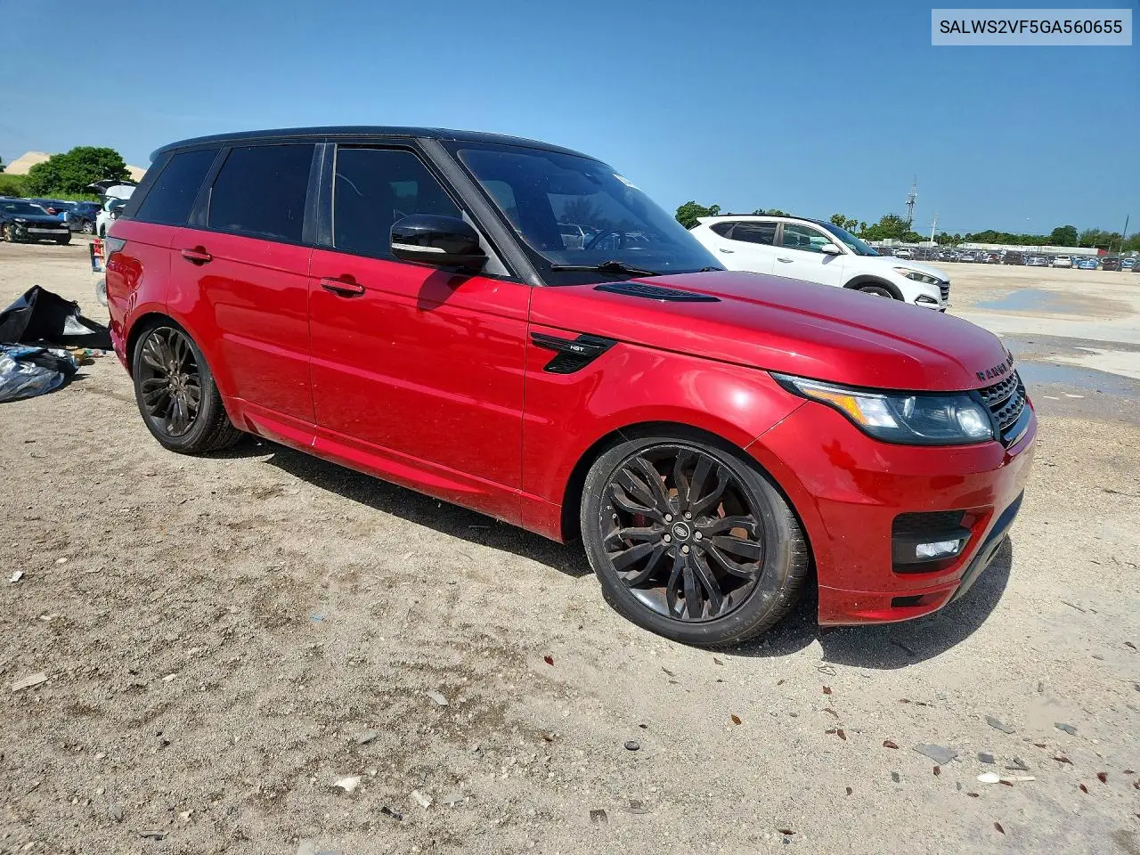 2016 Land Rover Range Rover Sport Hst VIN: SALWS2VF5GA560655 Lot: 60844306