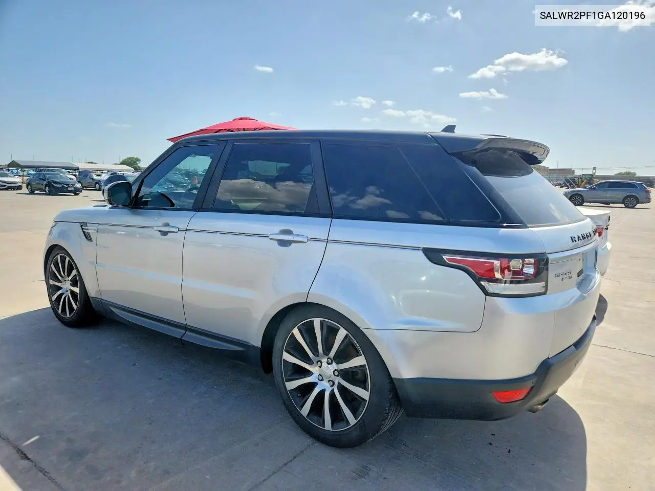 2016 Land Rover Range Rover Sport Hse VIN: SALWR2PF1GA120196 Lot: 61812366