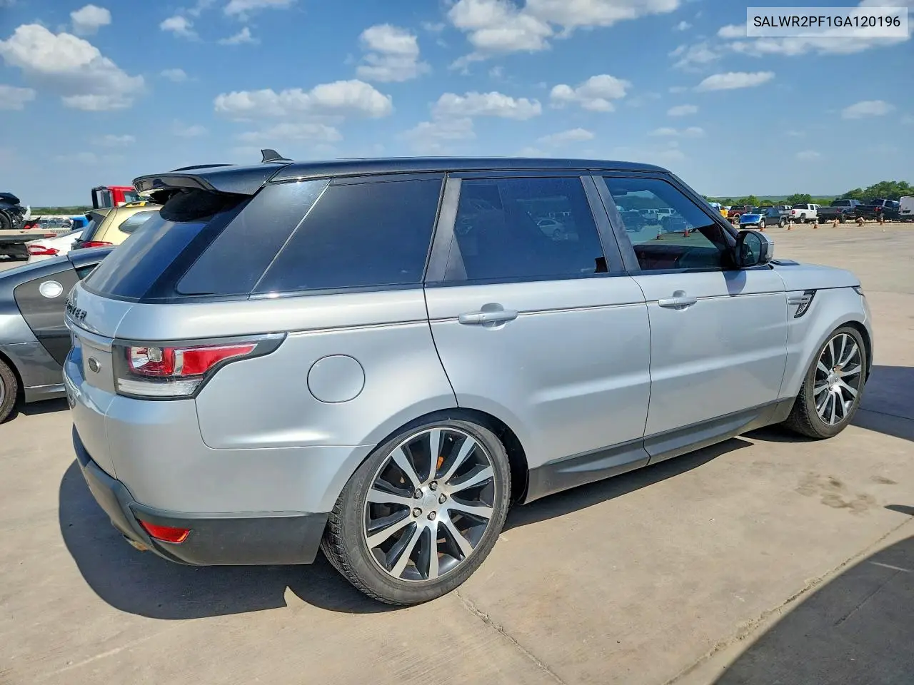 2016 Land Rover Range Rover Sport Hse VIN: SALWR2PF1GA120196 Lot: 61812366