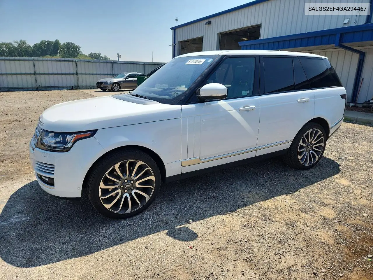 2016 Land Rover Range Rover Supercharged VIN: SALGS2EF4GA294467 Lot: 61940076