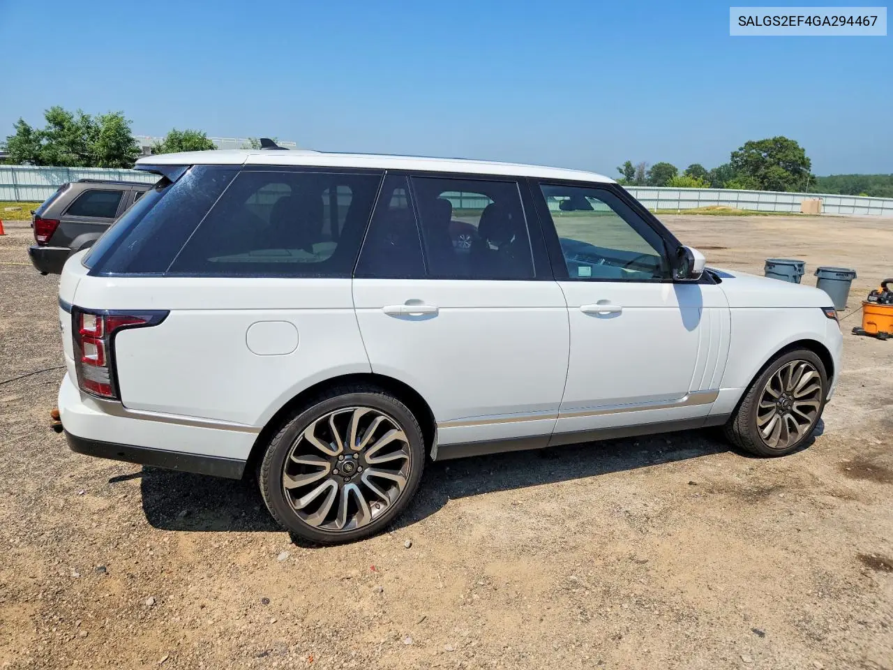 2016 Land Rover Range Rover Supercharged VIN: SALGS2EF4GA294467 Lot: 61940076