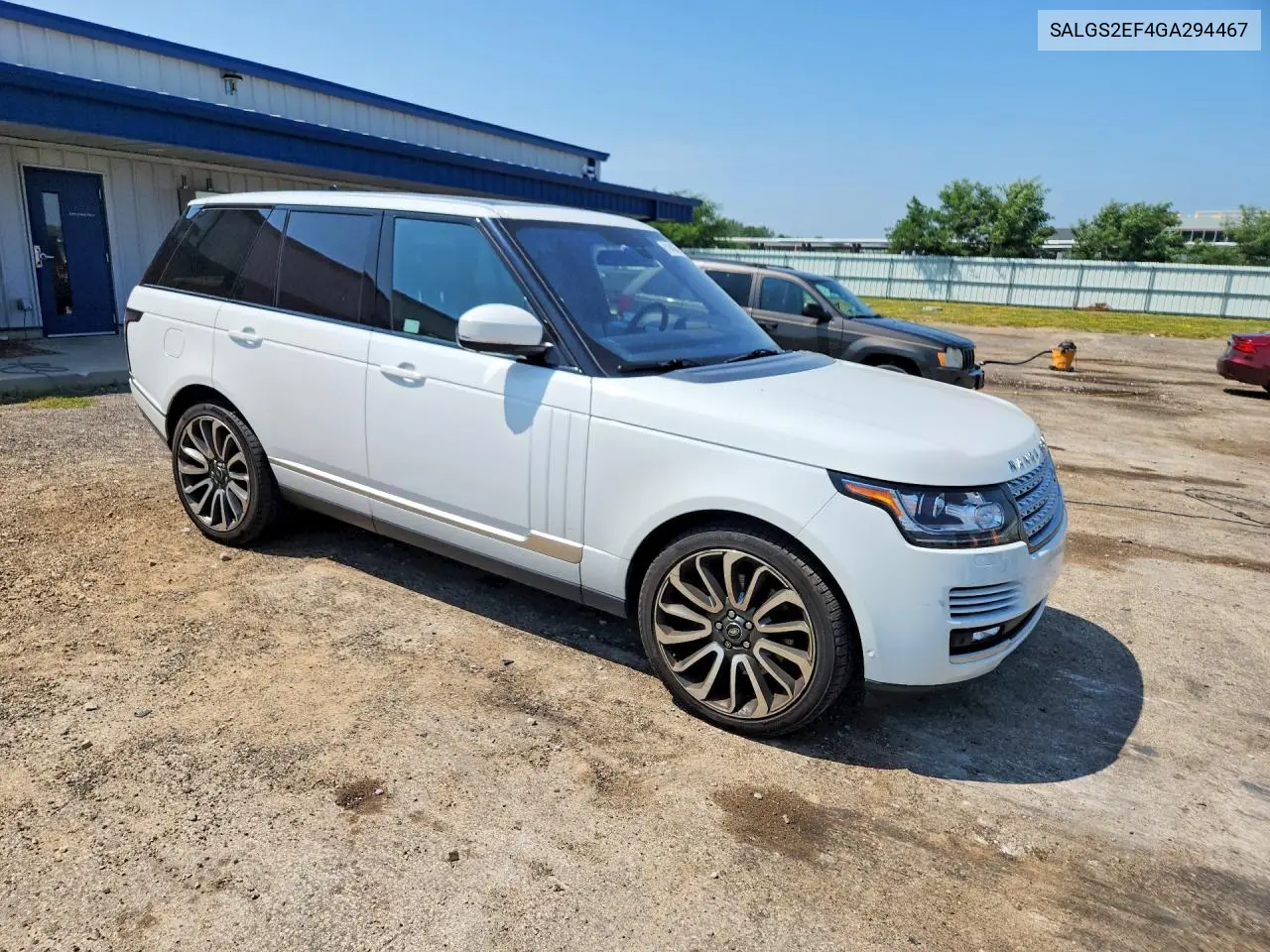 2016 Land Rover Range Rover Supercharged VIN: SALGS2EF4GA294467 Lot: 61940076