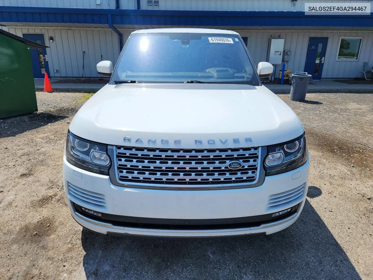2016 Land Rover Range Rover Supercharged VIN: SALGS2EF4GA294467 Lot: 61940076