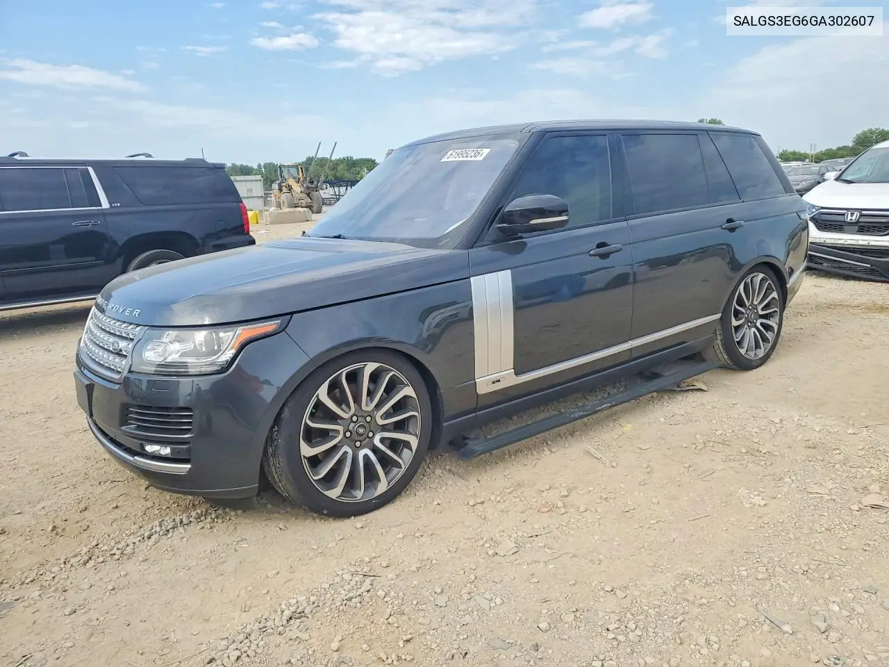 2016 Land Rover Range Rover Supercharged VIN: SALGS3EG6GA302607 Lot: 61995236