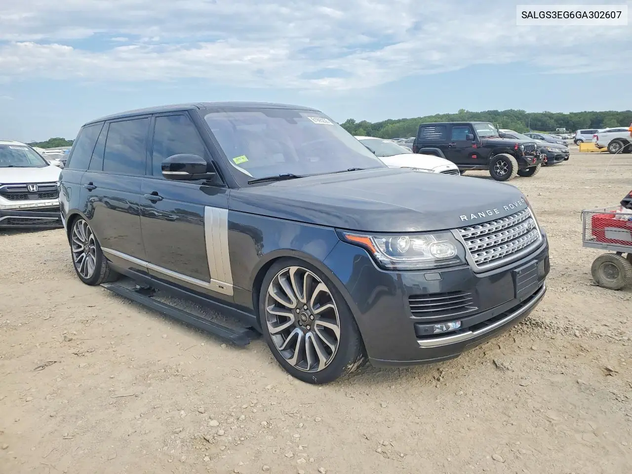 2016 Land Rover Range Rover Supercharged VIN: SALGS3EG6GA302607 Lot: 61995236