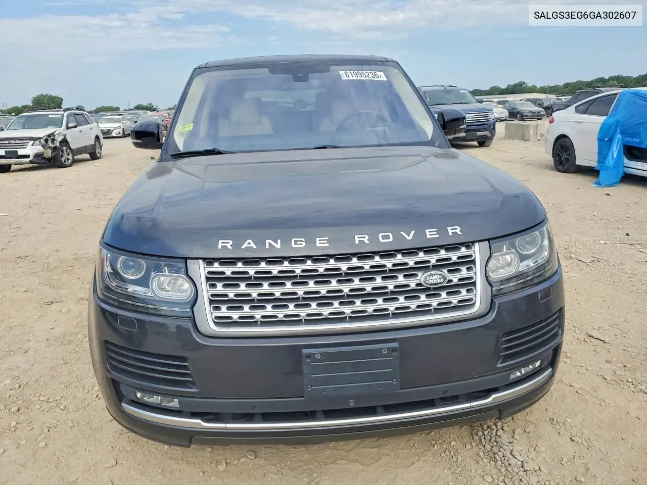 2016 Land Rover Range Rover Supercharged VIN: SALGS3EG6GA302607 Lot: 61995236