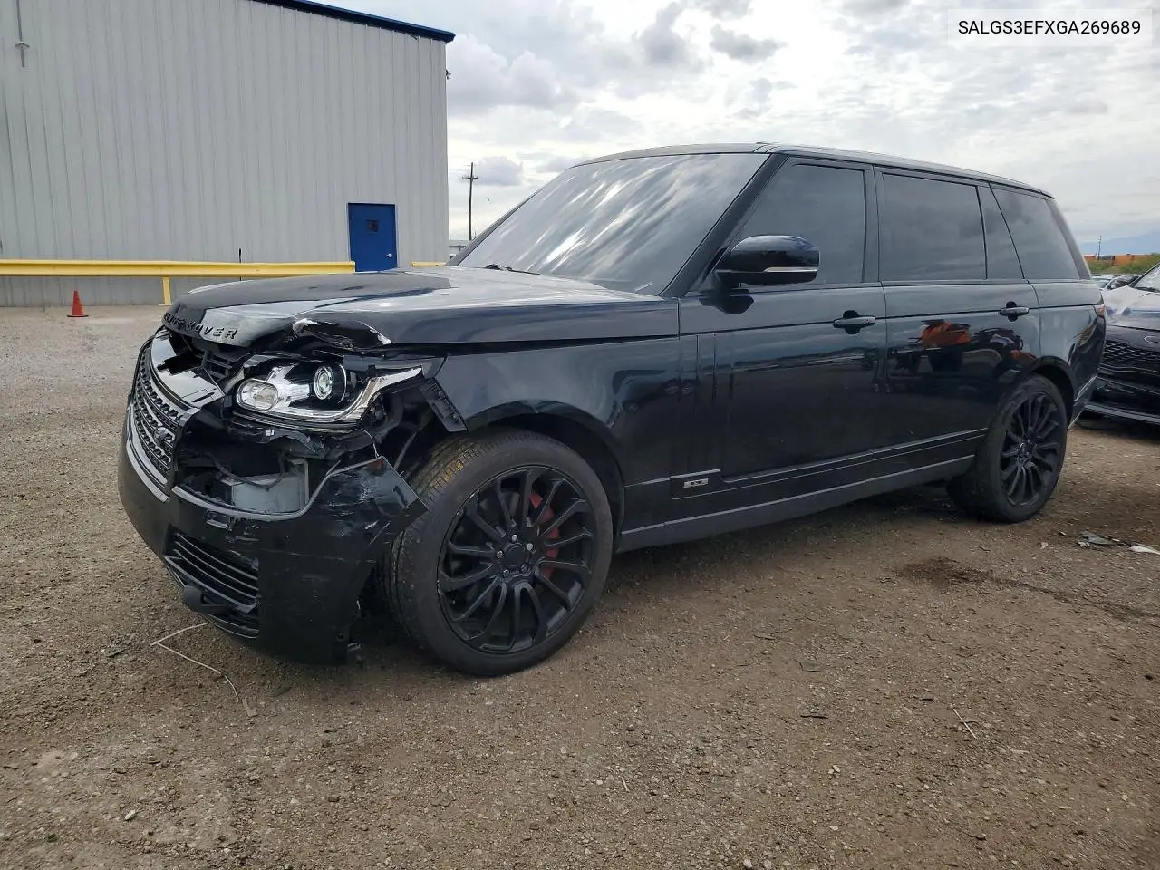 2016 Land Rover Range Rover Supercharged VIN: SALGS3EFXGA269689 Lot: 62124076