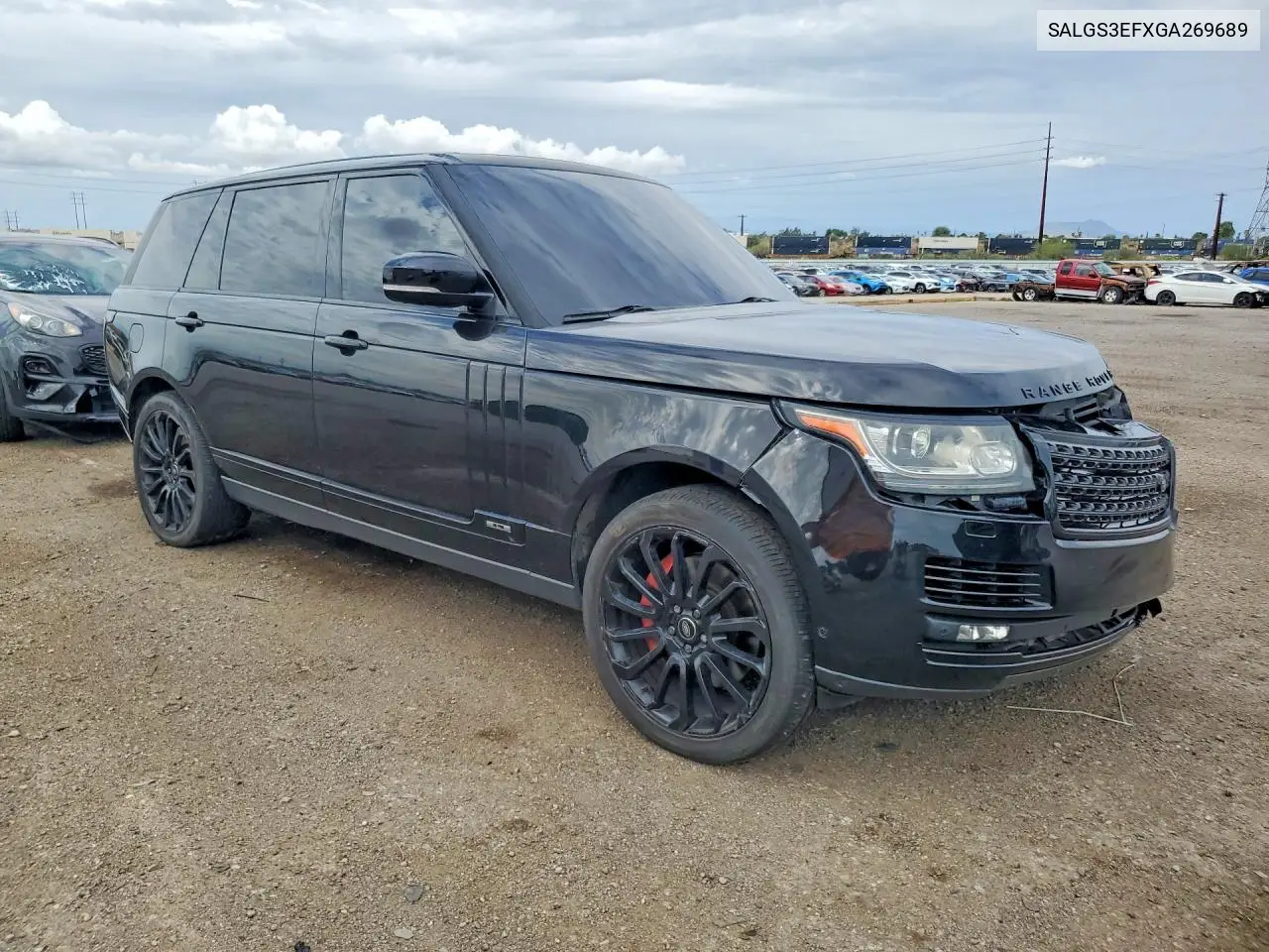 2016 Land Rover Range Rover Supercharged VIN: SALGS3EFXGA269689 Lot: 62124076