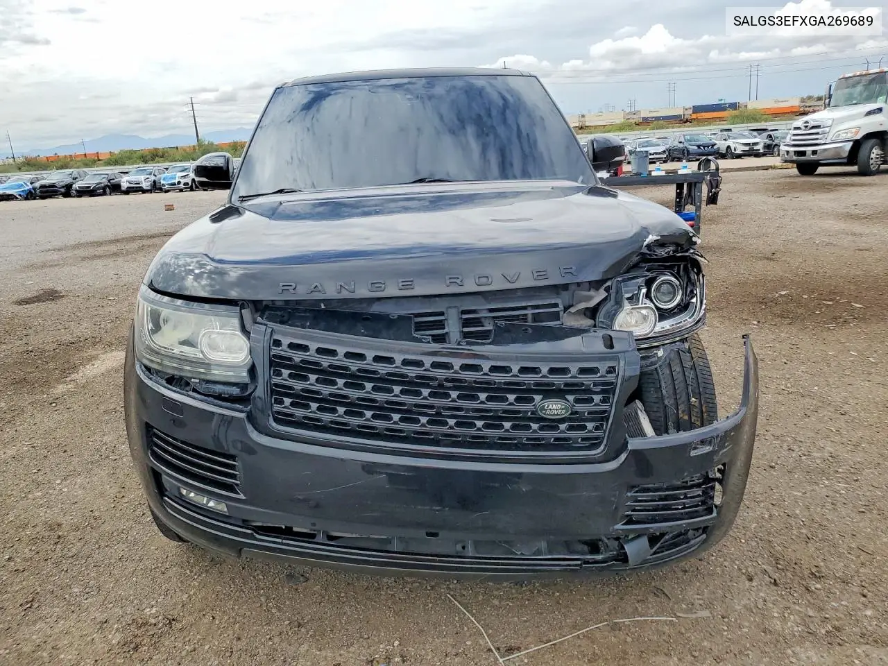 2016 Land Rover Range Rover Supercharged VIN: SALGS3EFXGA269689 Lot: 62124076