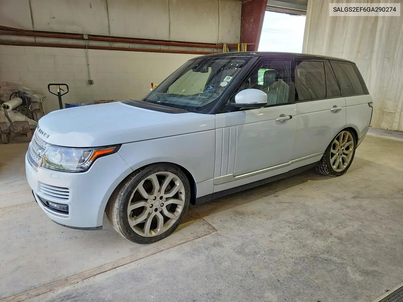2016 Land Rover Range Rover Supercharged VIN: SALGS2EF6GA290274 Lot: 73343245