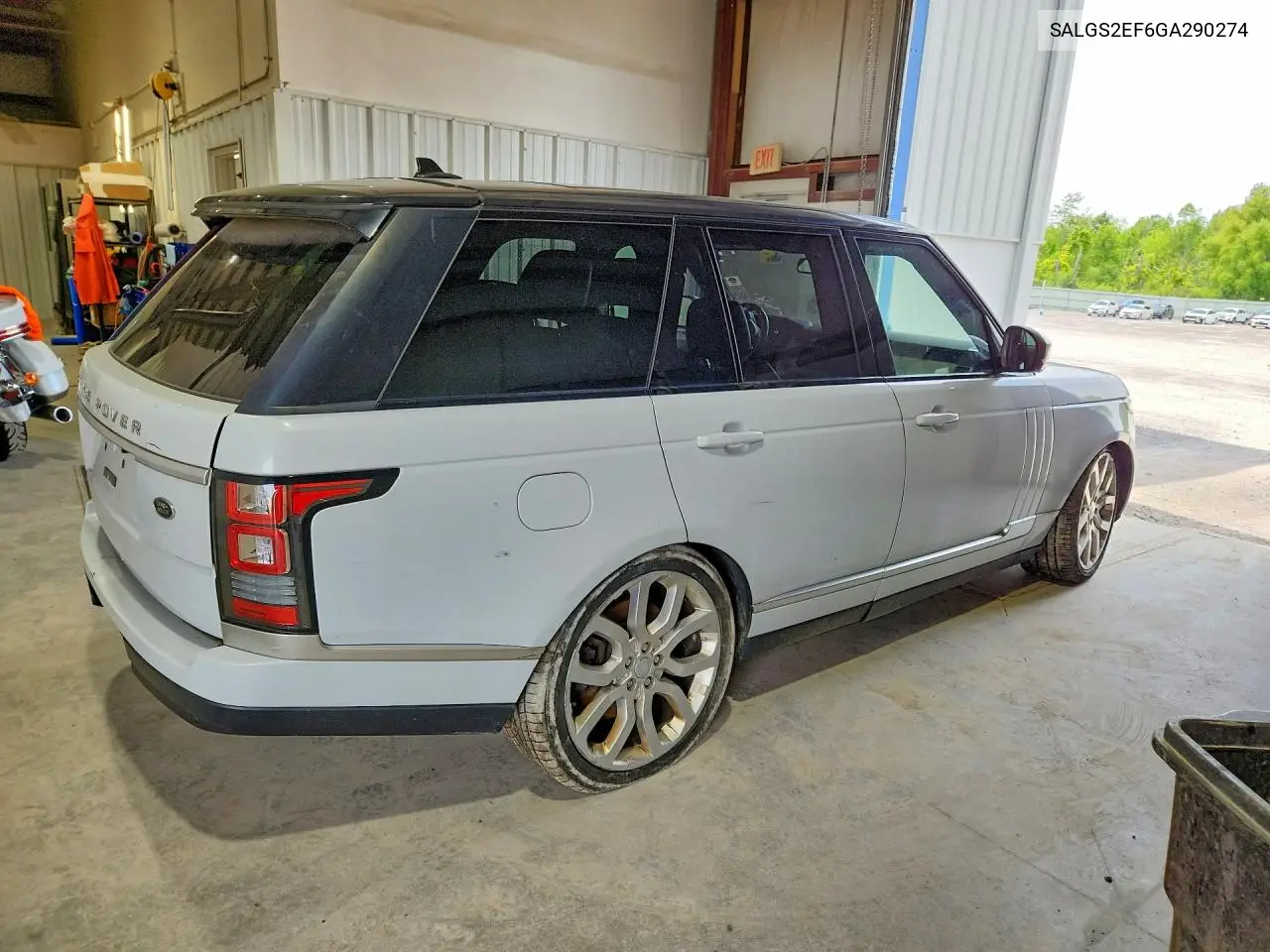 2016 Land Rover Range Rover Supercharged VIN: SALGS2EF6GA290274 Lot: 73343245