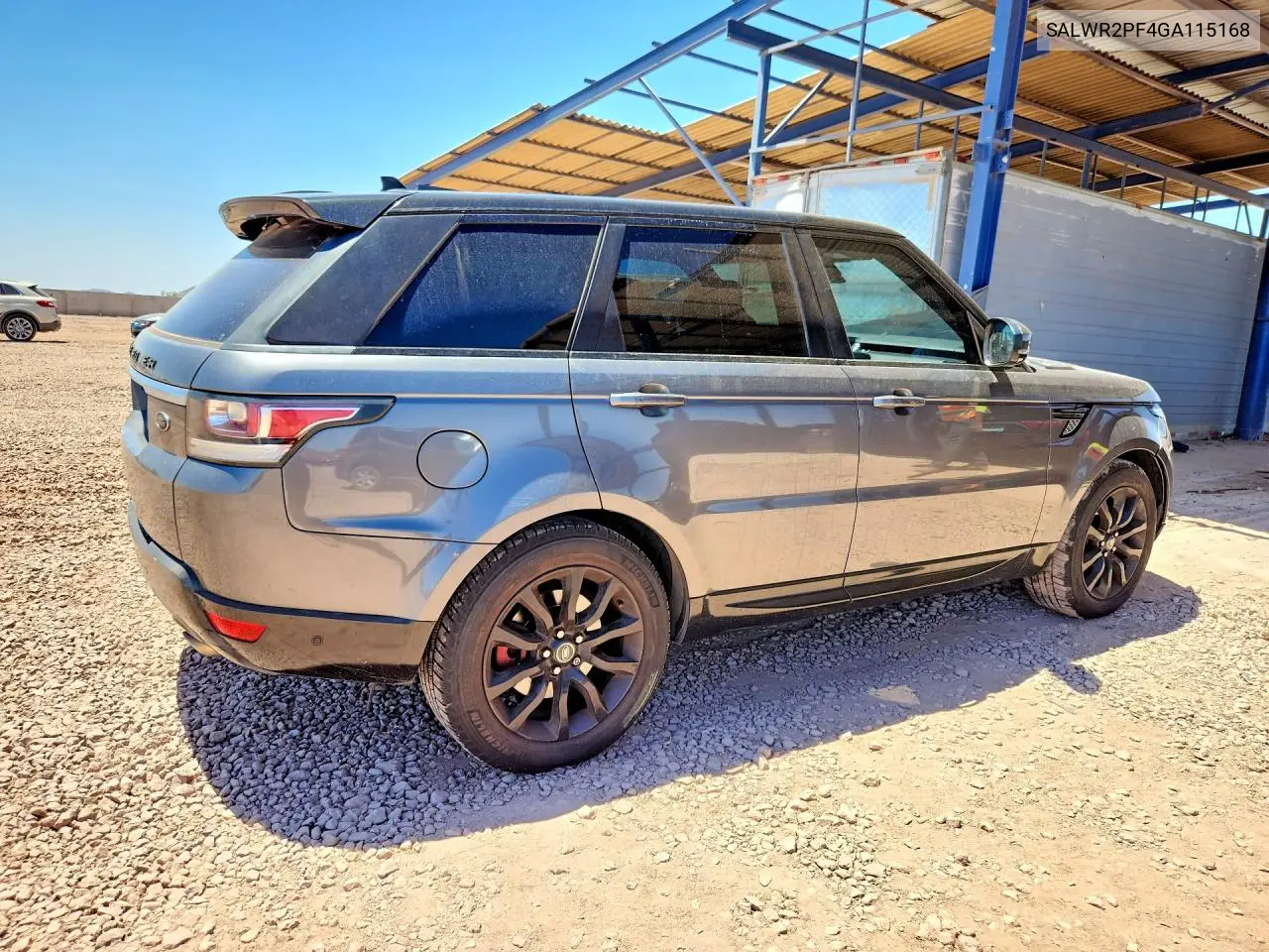 2016 Land Rover Range Rover Sport Hse VIN: SALWR2PF4GA115168 Lot: 85964035