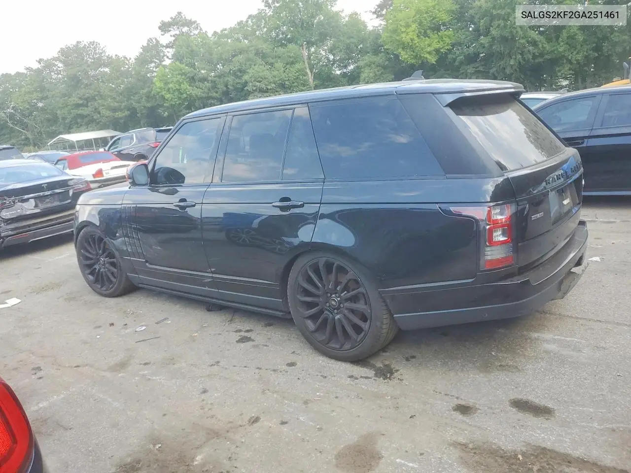 2016 Land Rover Range Rover Hse VIN: SALGS2KF2GA251461 Lot: 85967515