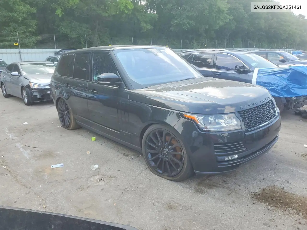 2016 Land Rover Range Rover Hse VIN: SALGS2KF2GA251461 Lot: 85967515