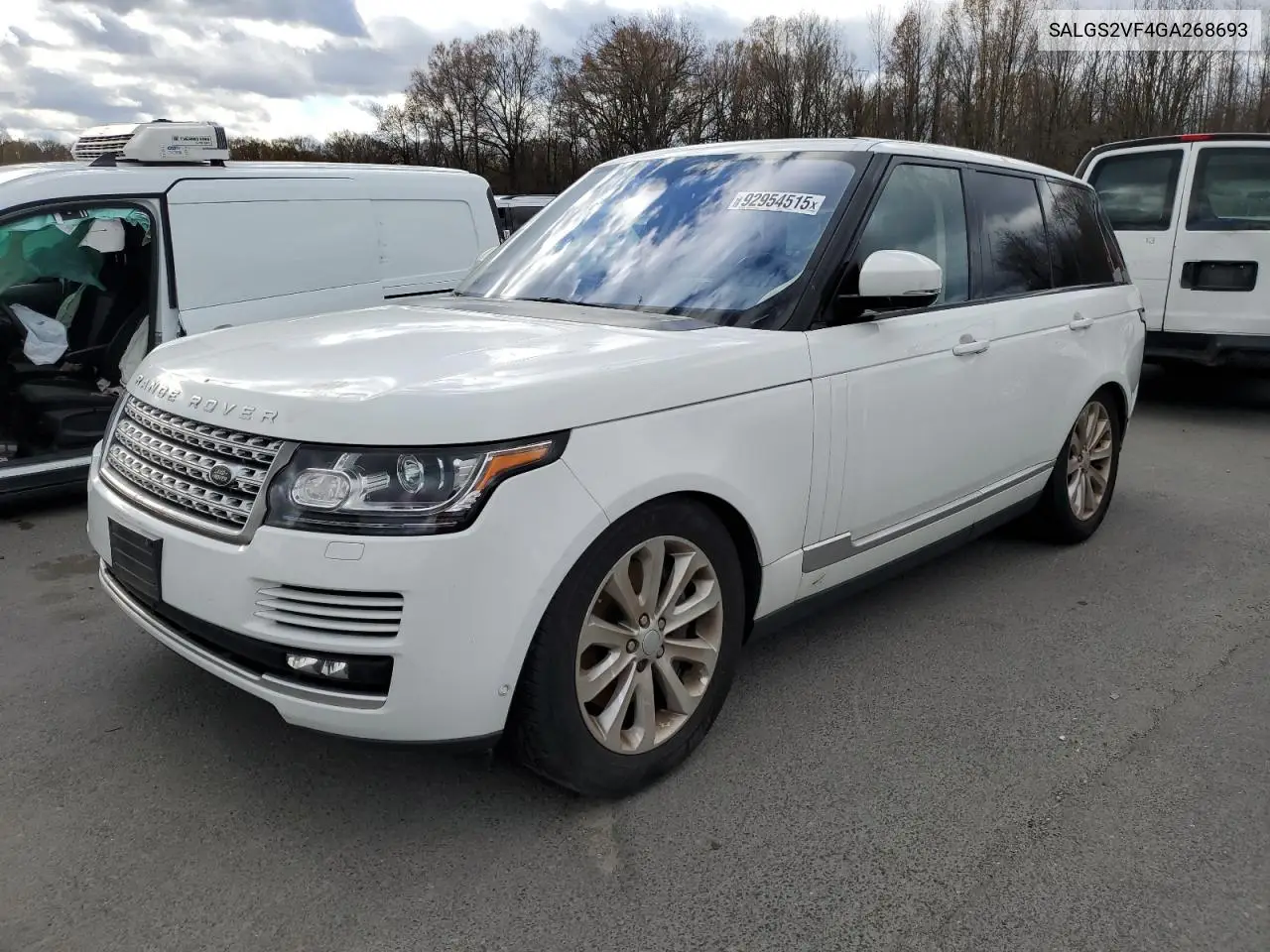 SALGS2VF4GA268693 2016 Land Rover Range Rover Hse