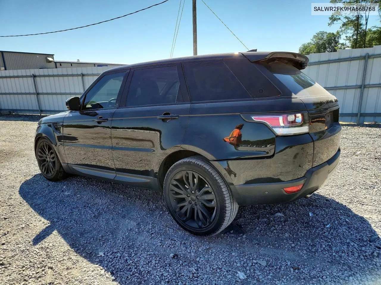 2017 Land Rover Range Rover Sport Hse VIN: SALWR2FK9HA668768 Lot: 55956296