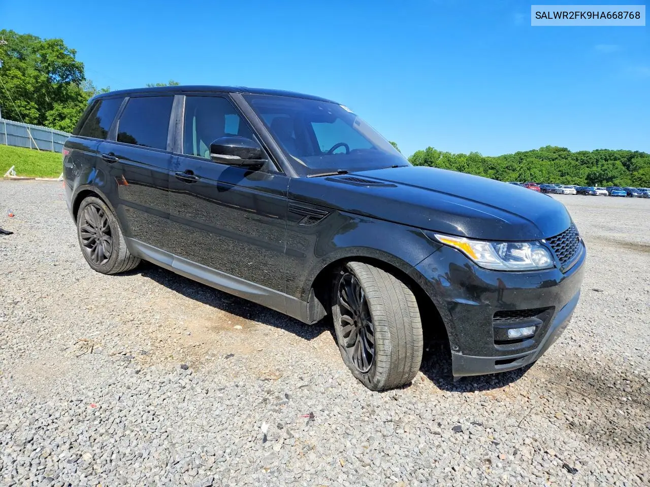 2017 Land Rover Range Rover Sport Hse VIN: SALWR2FK9HA668768 Lot: 55956296