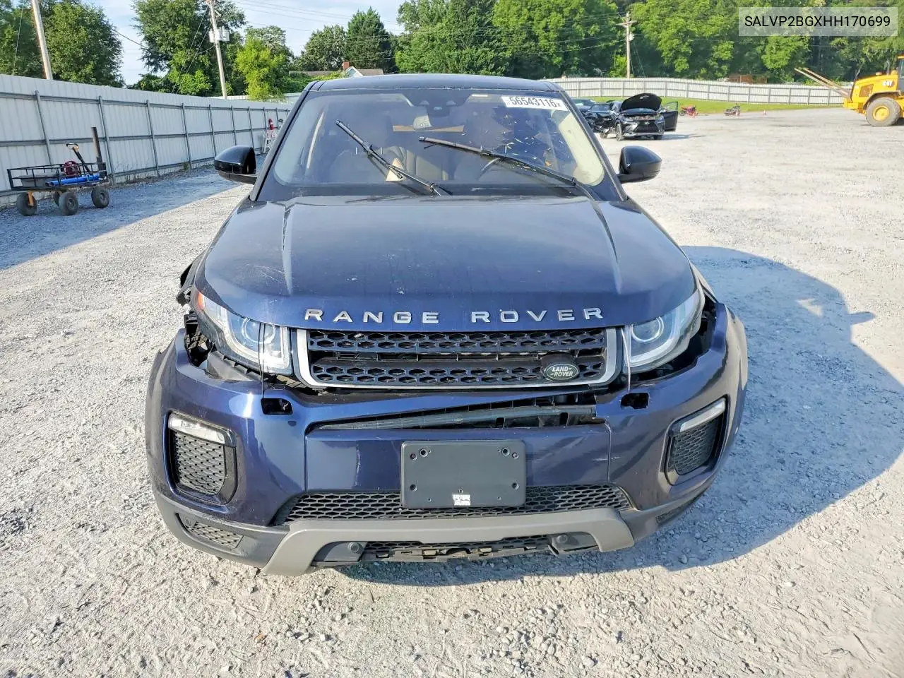 2017 Land Rover Range Rover Evoque Se VIN: SALVP2BGXHH170699 Lot: 56543116