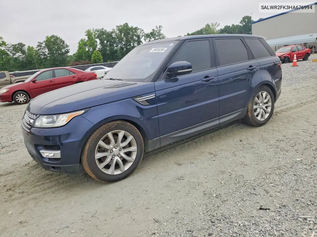 2017 Land Rover Range Rover Sport Hse VIN: SALWR2FK3HA676994 Lot: 56836266