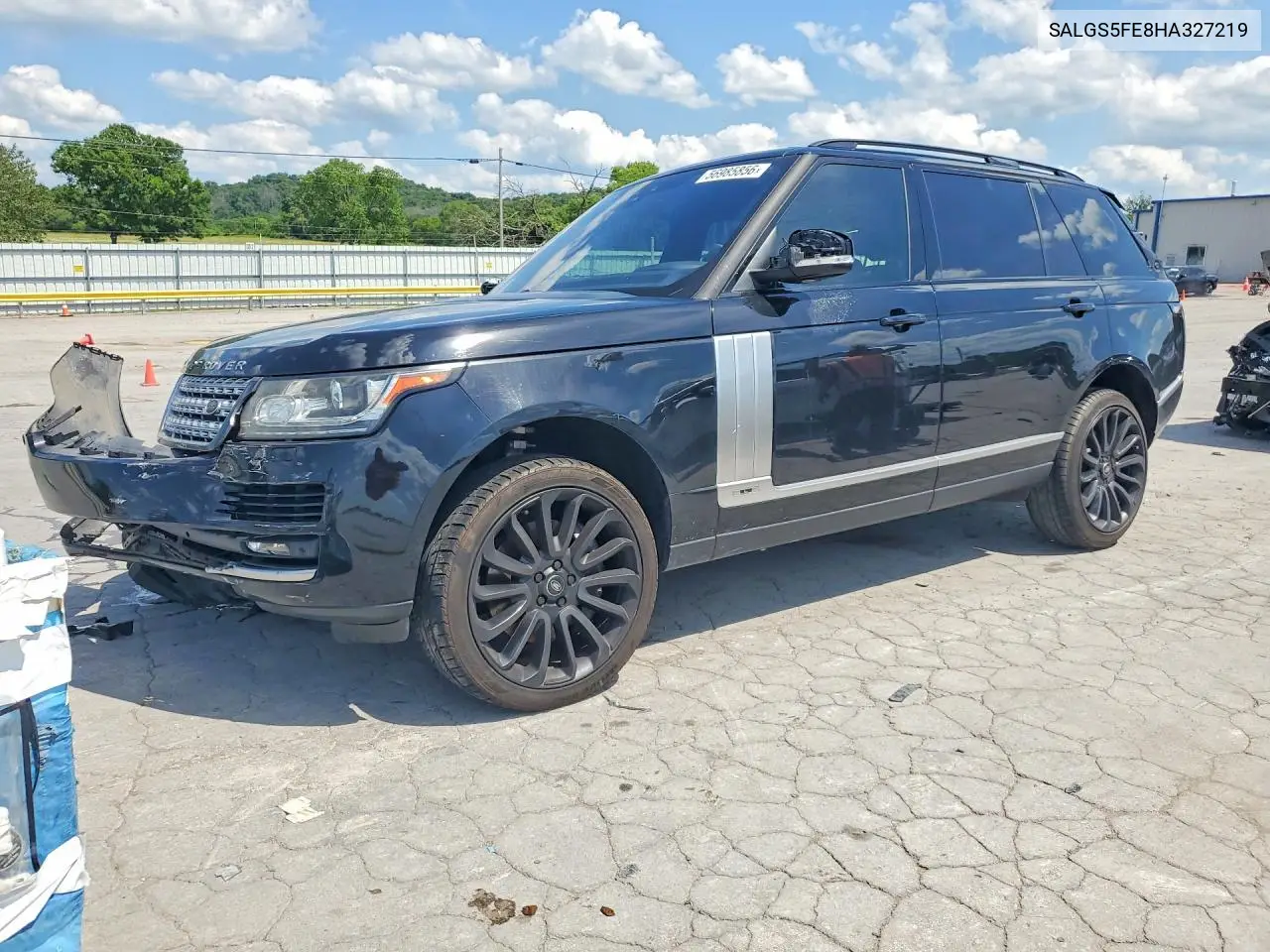 2017 Land Rover Range Rover Supercharged VIN: SALGS5FE8HA327219 Lot: 56985856