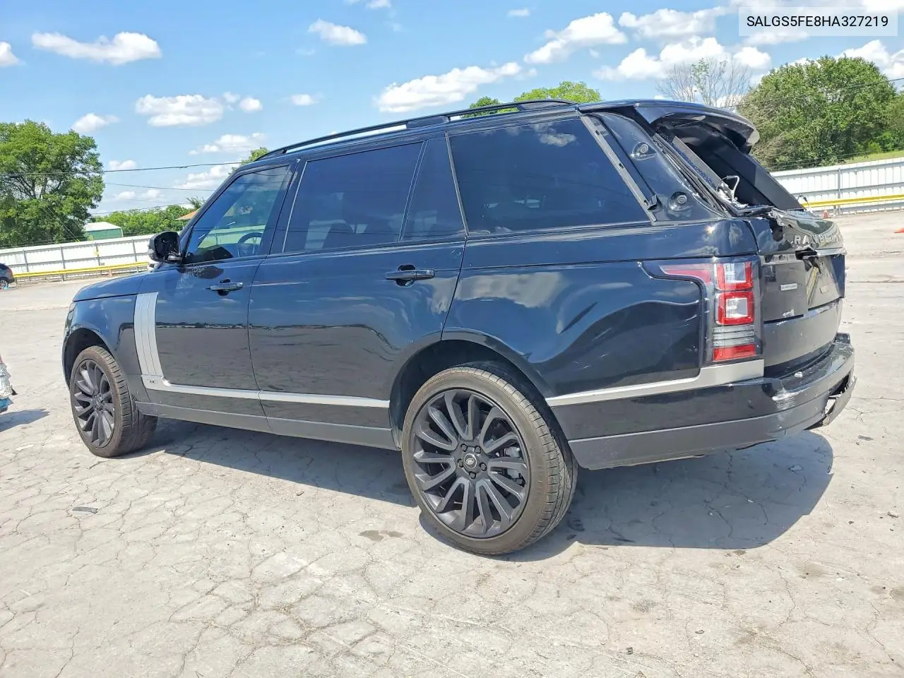 2017 Land Rover Range Rover Supercharged VIN: SALGS5FE8HA327219 Lot: 56985856