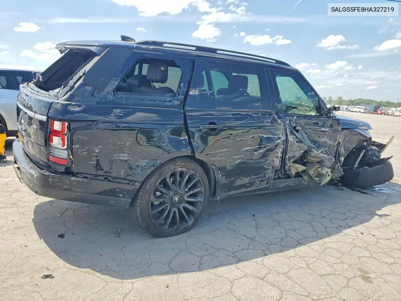 2017 Land Rover Range Rover Supercharged VIN: SALGS5FE8HA327219 Lot: 56985856