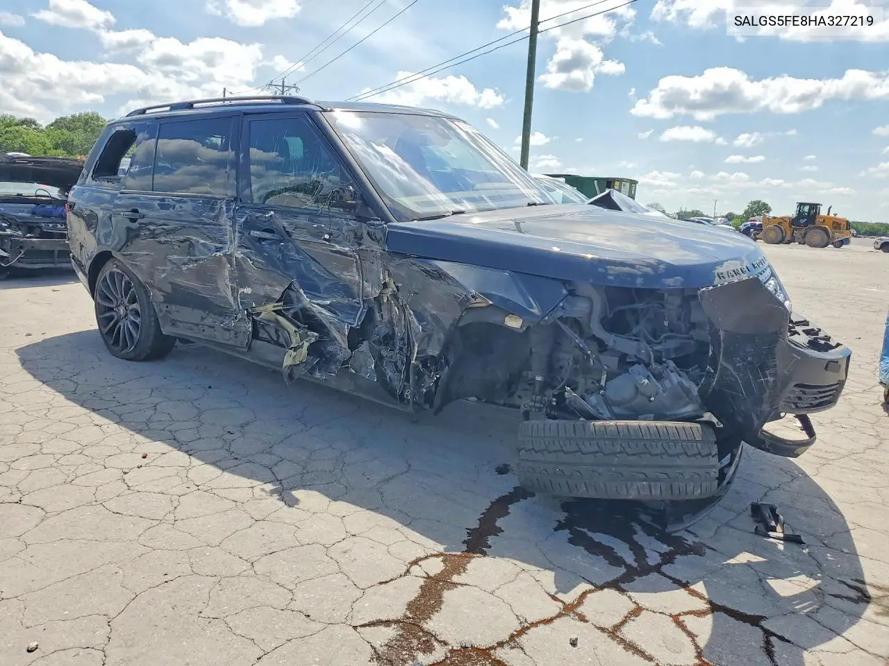 2017 Land Rover Range Rover Supercharged VIN: SALGS5FE8HA327219 Lot: 56985856