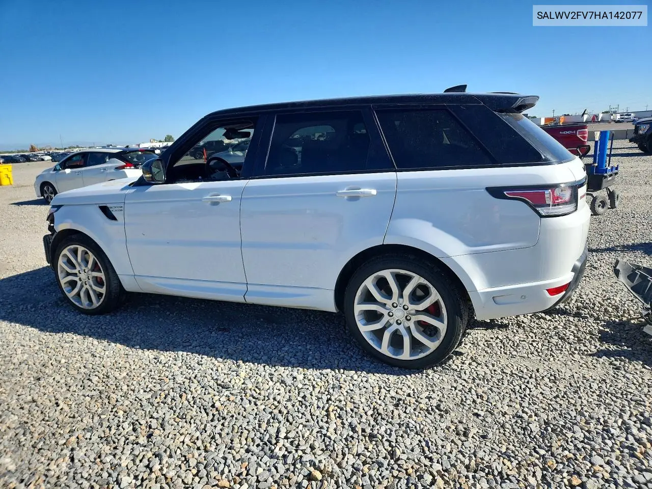 2017 Land Rover Range Rover Sport Hse Dynamic VIN: SALWV2FV7HA142077 Lot: 57010596