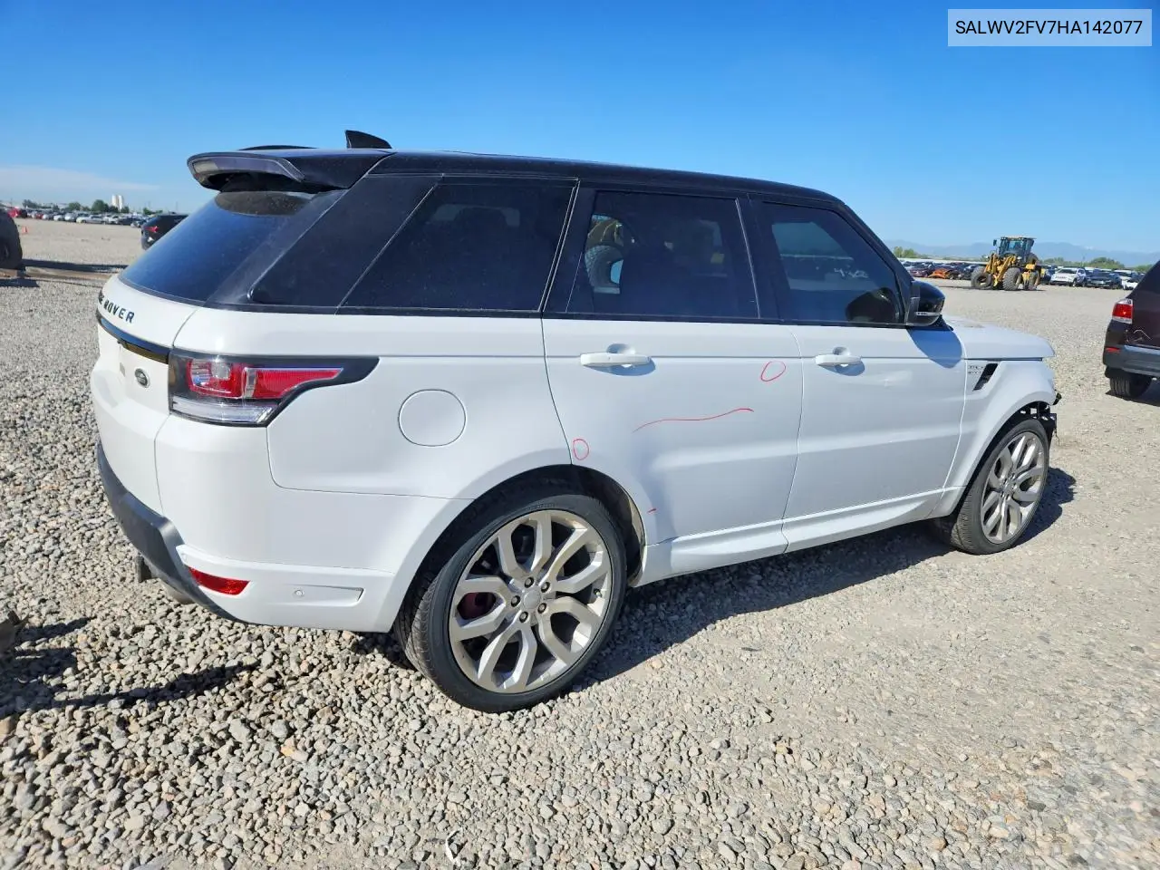 2017 Land Rover Range Rover Sport Hse Dynamic VIN: SALWV2FV7HA142077 Lot: 57010596