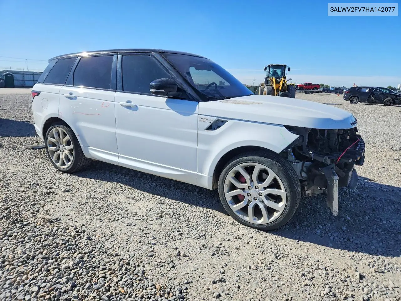 2017 Land Rover Range Rover Sport Hse Dynamic VIN: SALWV2FV7HA142077 Lot: 57010596