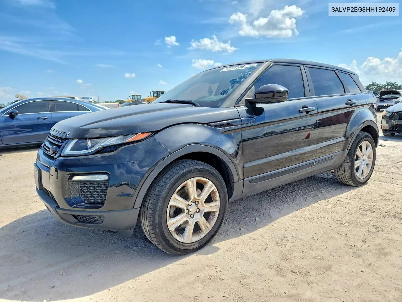 2017 Land Rover Range Rover Evoque Se VIN: SALVP2BG8HH192409 Lot: 57027606