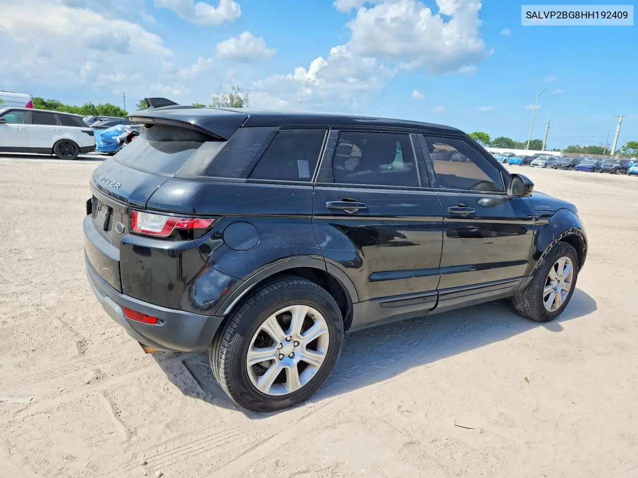 2017 Land Rover Range Rover Evoque Se VIN: SALVP2BG8HH192409 Lot: 57027606