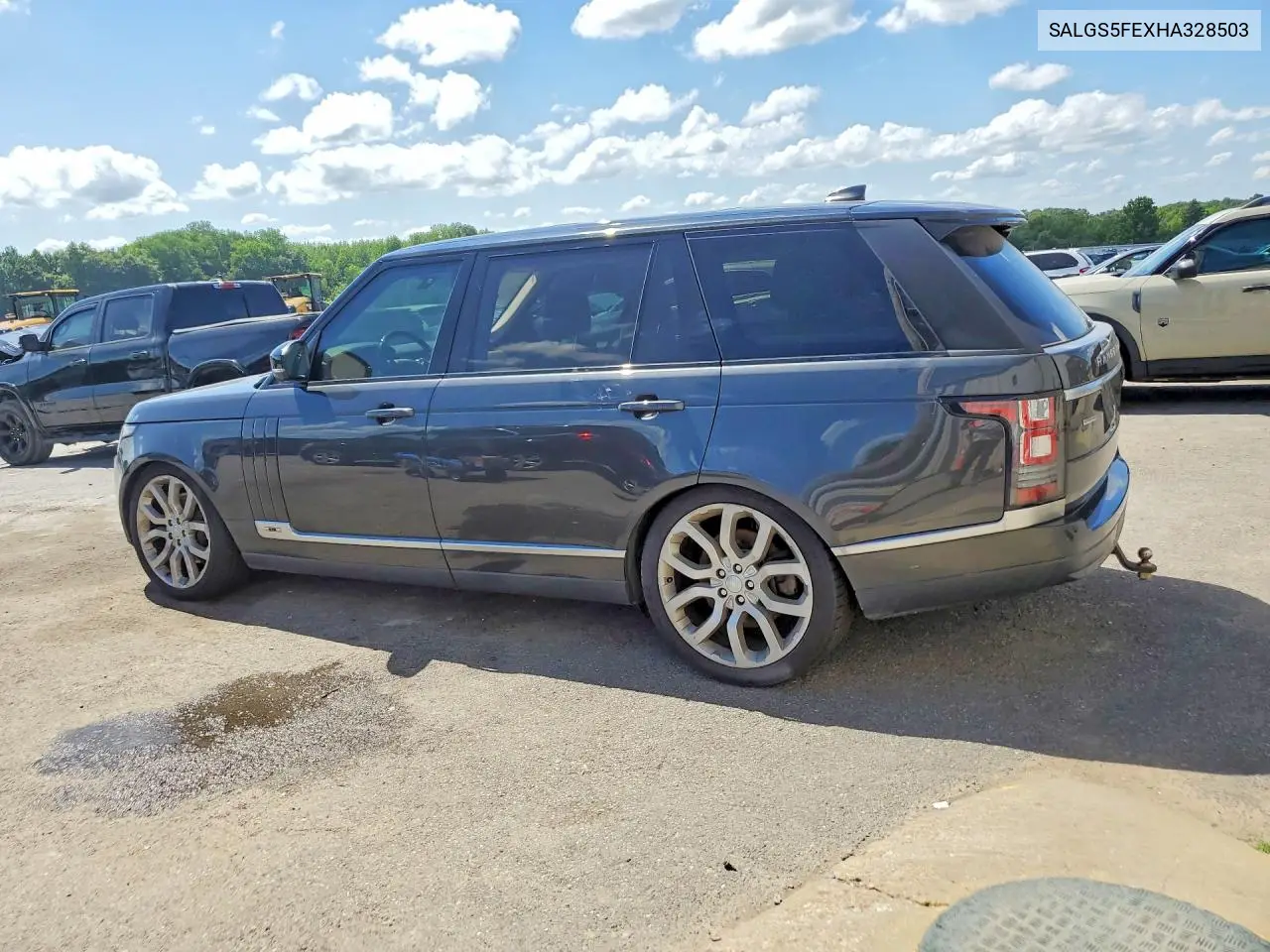 2017 Land Rover Range Rover Supercharged VIN: SALGS5FEXHA328503 Lot: 57214336
