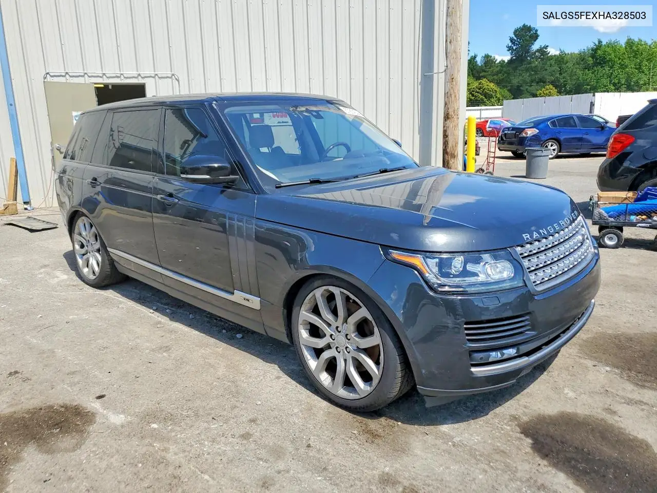 2017 Land Rover Range Rover Supercharged VIN: SALGS5FEXHA328503 Lot: 57214336