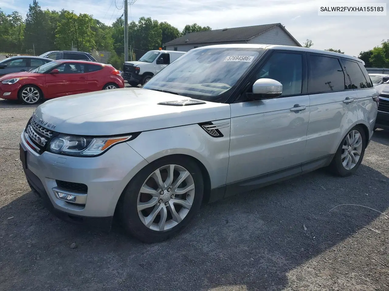 2017 Land Rover Range Rover Sport Hse VIN: SALWR2FVXHA155183 Lot: 57694586