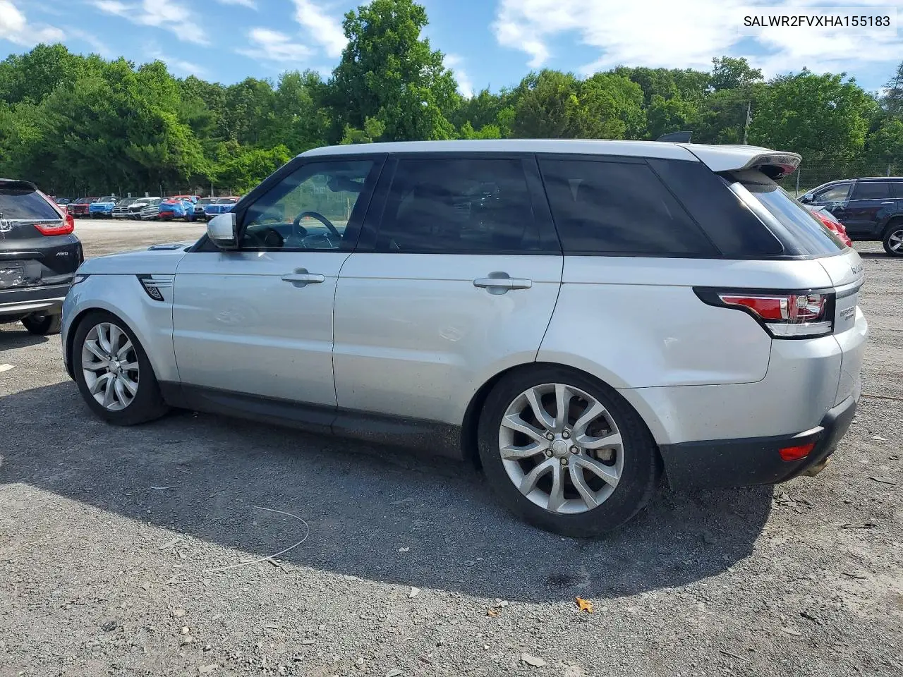 2017 Land Rover Range Rover Sport Hse VIN: SALWR2FVXHA155183 Lot: 57694586
