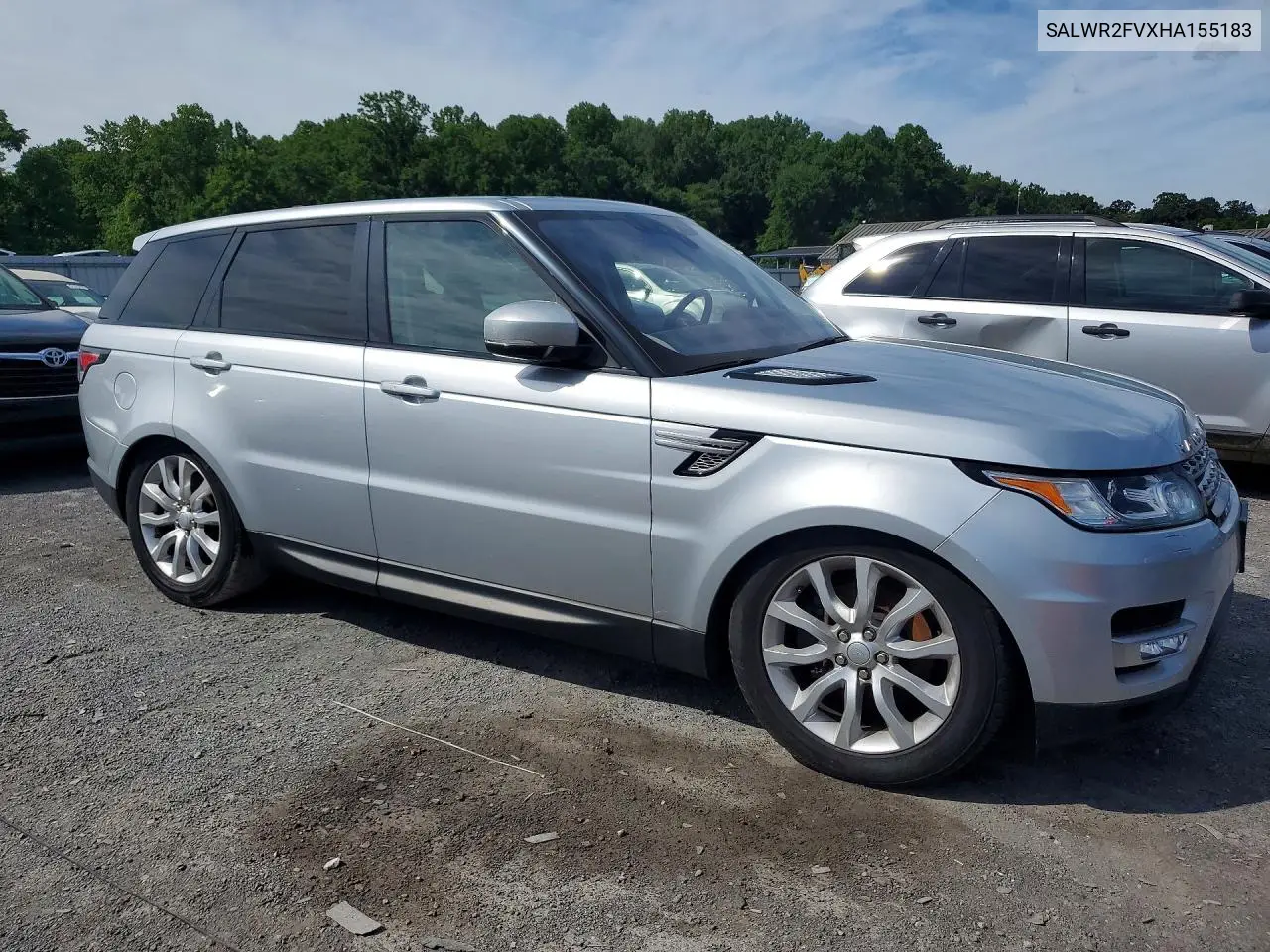 2017 Land Rover Range Rover Sport Hse VIN: SALWR2FVXHA155183 Lot: 57694586