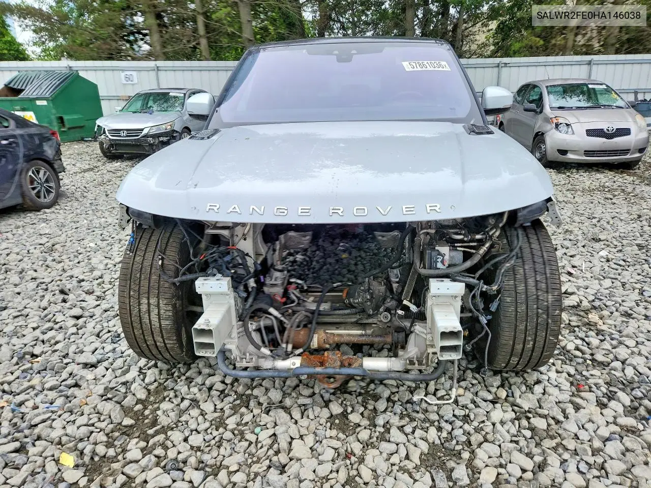 2017 Land Rover Range Rover Sport Sc VIN: SALWR2FE0HA146038 Lot: 57861036