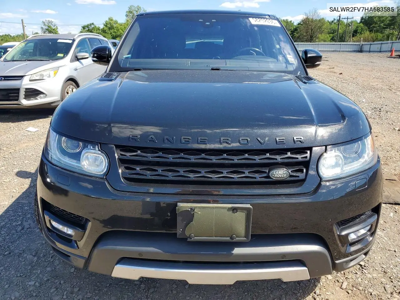 2017 Land Rover Range Rover Sport Hse VIN: SALWR2FV7HA683585 Lot: 58202036