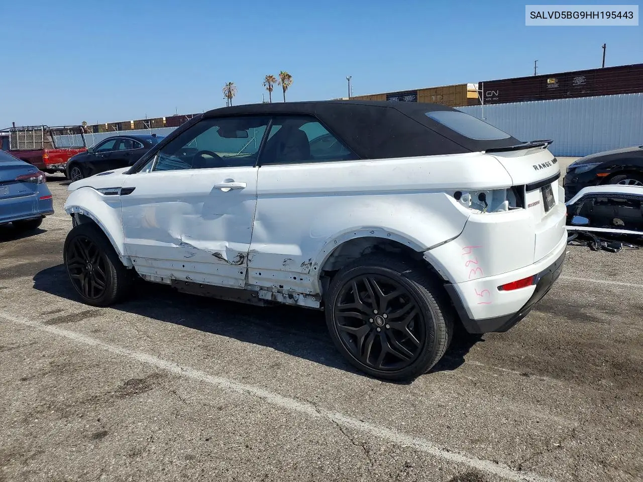 2017 Land Rover Range Rover Evoque Hse Dynamic VIN: SALVD5BG9HH195443 Lot: 58270846