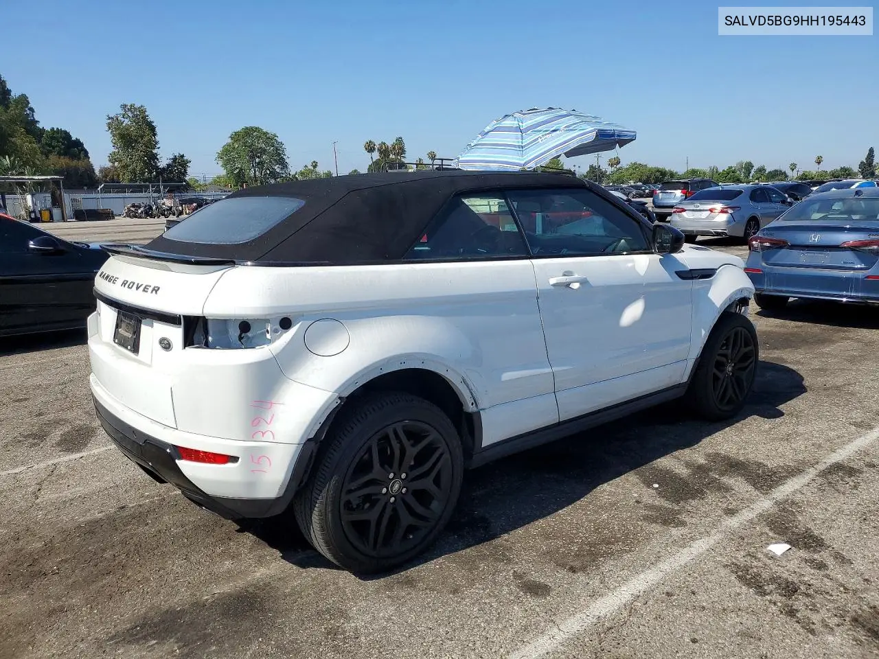 2017 Land Rover Range Rover Evoque Hse Dynamic VIN: SALVD5BG9HH195443 Lot: 58270846