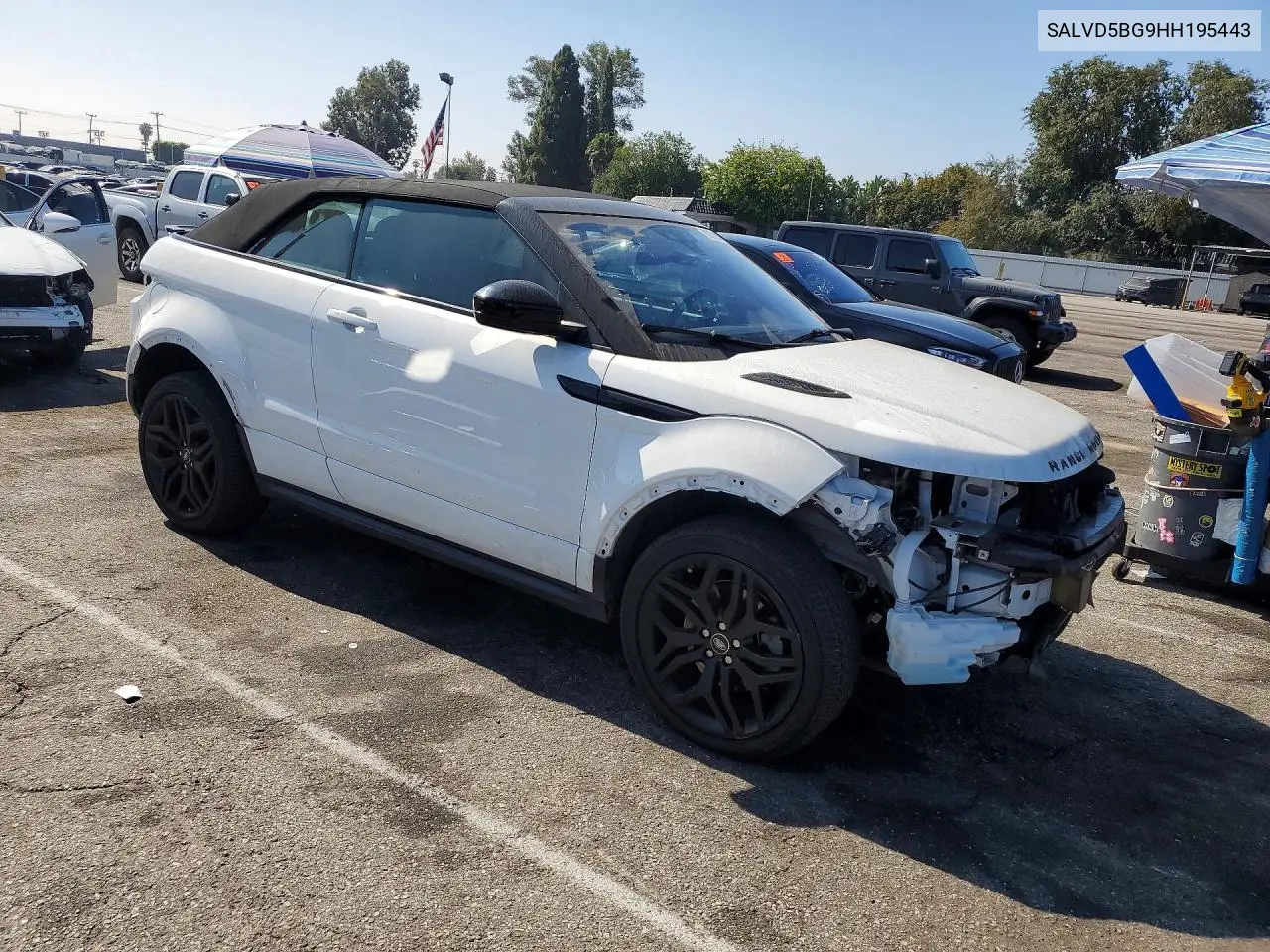2017 Land Rover Range Rover Evoque Hse Dynamic VIN: SALVD5BG9HH195443 Lot: 58270846