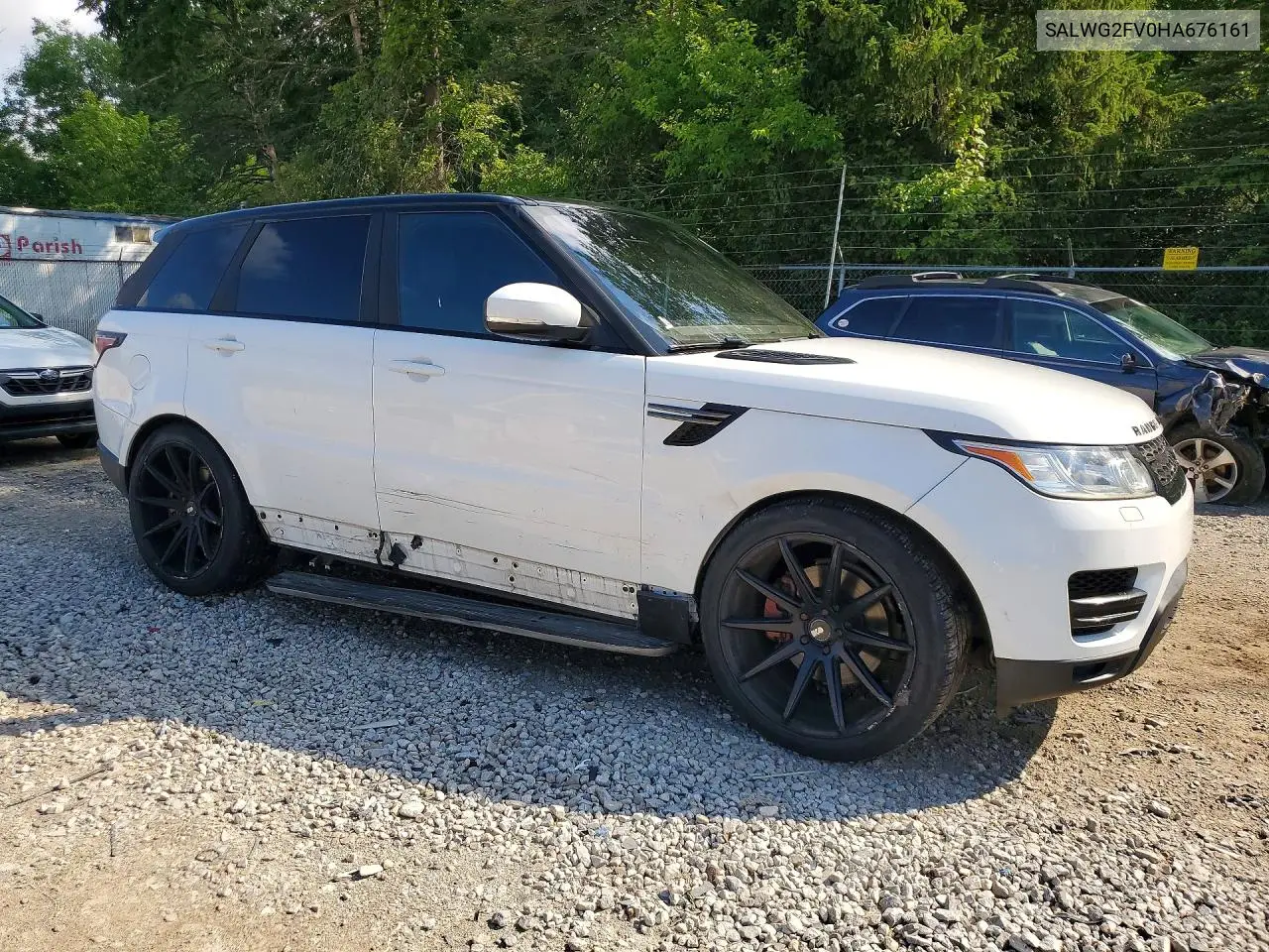 2017 Land Rover Range Rover Sport Se VIN: SALWG2FV0HA676161 Lot: 58498186