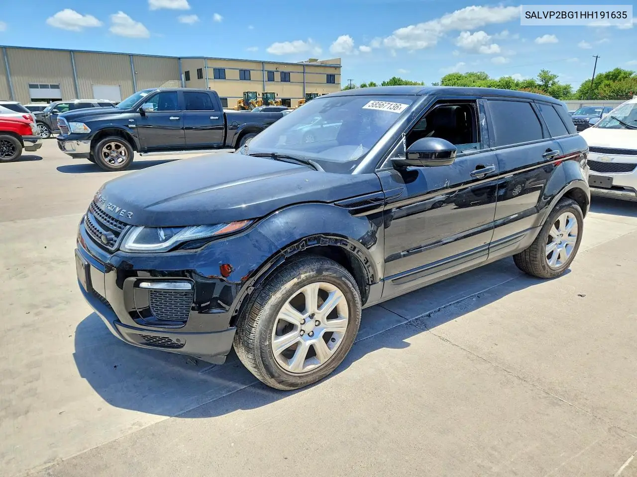 2017 Land Rover Range Rover Evoque Se VIN: SALVP2BG1HH191635 Lot: 58567136