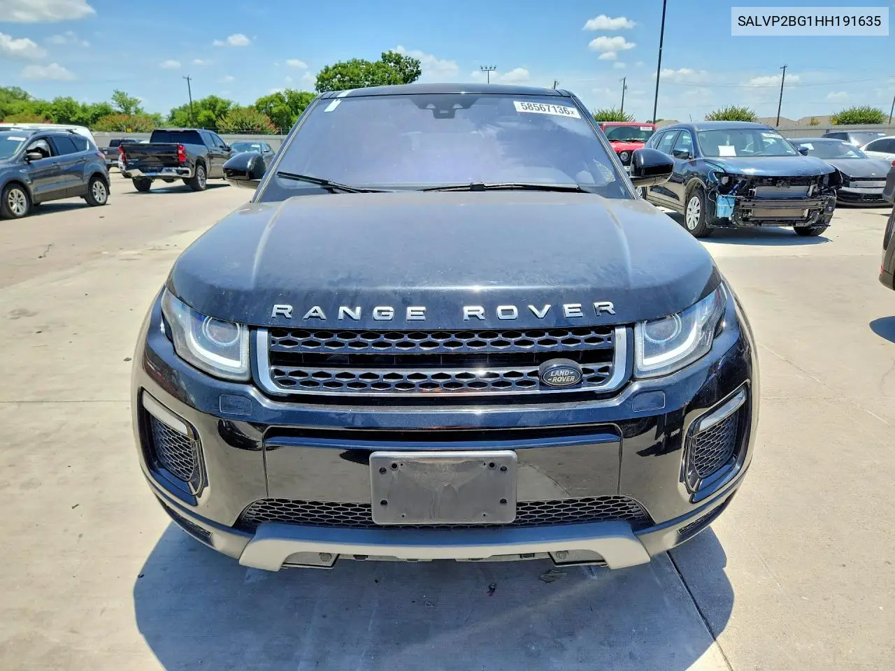 2017 Land Rover Range Rover Evoque Se VIN: SALVP2BG1HH191635 Lot: 58567136