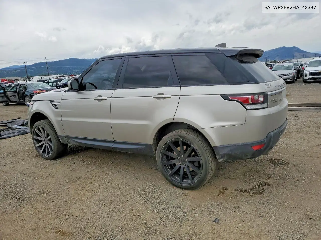 2017 Land Rover Range Rover Sport Hse VIN: SALWR2FV2HA143397 Lot: 58764656