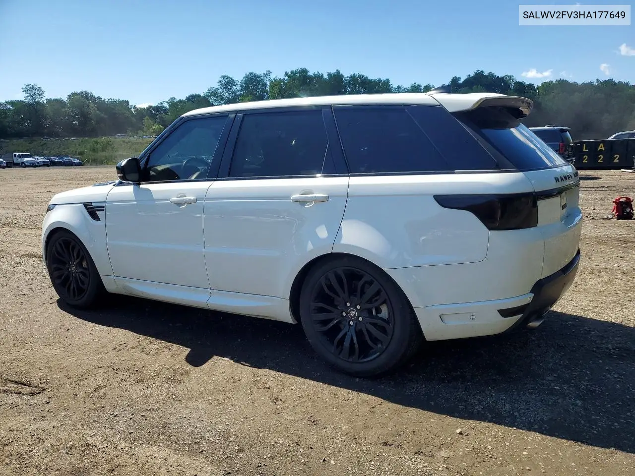 2017 Land Rover Range Rover Sport Hse Dynamic VIN: SALWV2FV3HA177649 Lot: 58786676