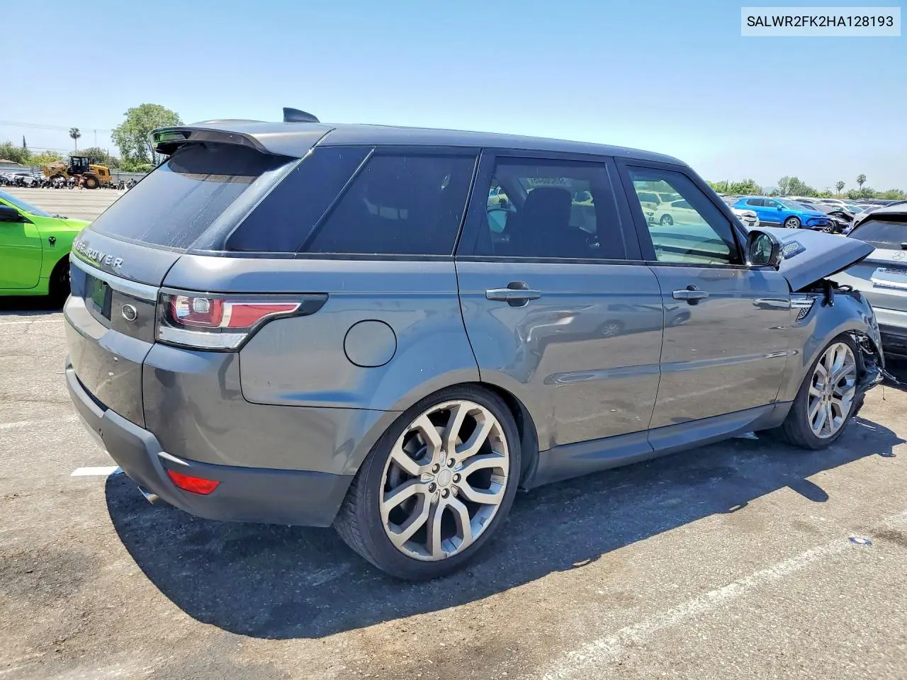 2017 Land Rover Range Rover Sport Hse VIN: SALWR2FK2HA128193 Lot: 58820846